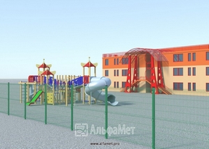 2D ограждения для школ и детских садов в Ростове-на-Дону